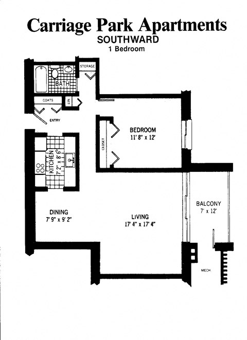 Carriage Park 1 Bedroom Southward